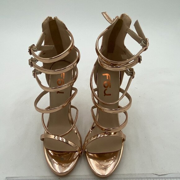 FSJ Women Sexy Strappy Gladiator Wedding Sandals High Heel Stiletto Shoes for Su - Picture 3 of 8